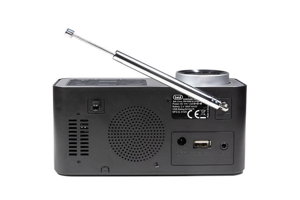 Radio Despertador Trevi Rc80d6 5v Usb