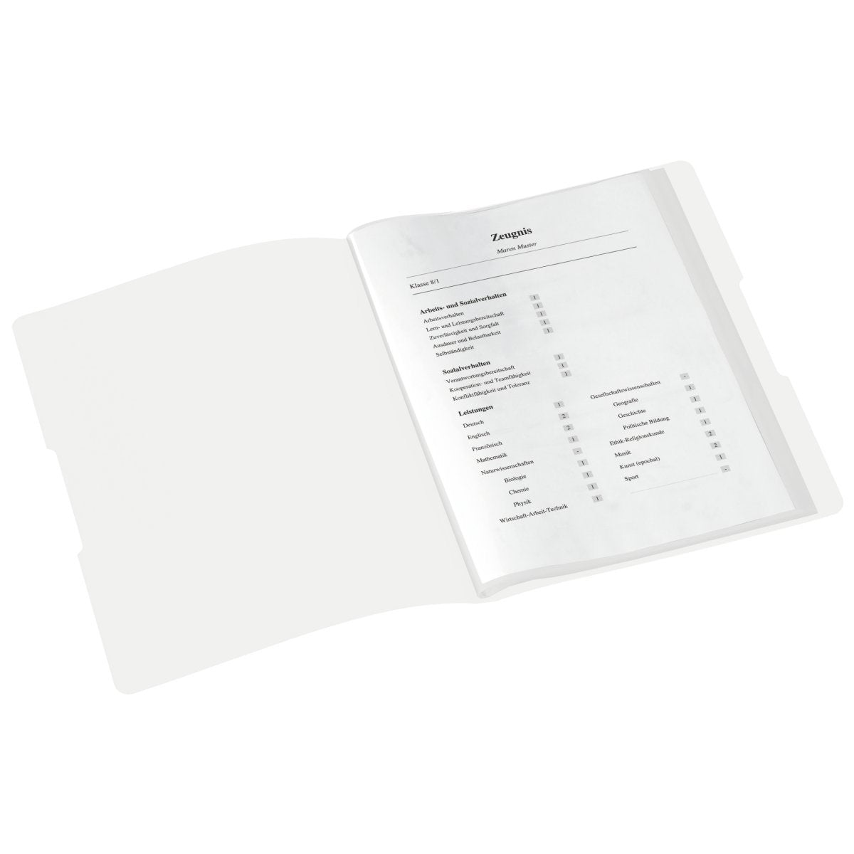 EAN 4008110434445 - Herlitz Zeugnisse Polipropileno (PP) Blanco A4 imagen 2