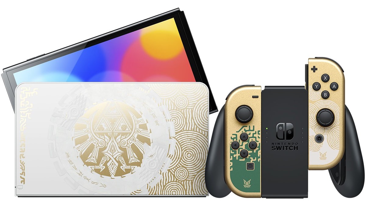 Nintendo Switch Oled Console + Zelda: Tears Of The Kingdom Limited Edition