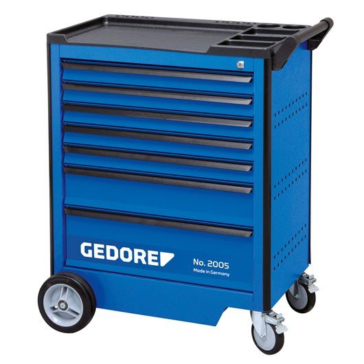 Carro De Herramientas Gedore 2005 0511 Con 7 Cajones Azul/Negro 1803018