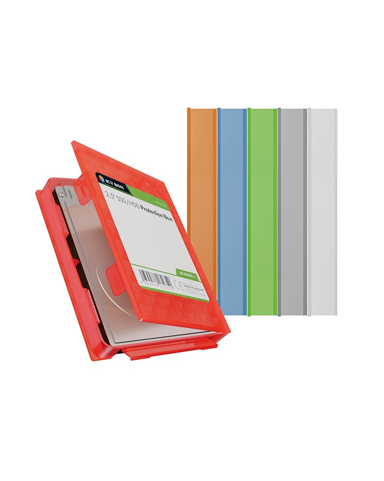 Hdd Acc Icy Box Ssd 2,5 Proteccion Box 6pcs. Differentes Colores