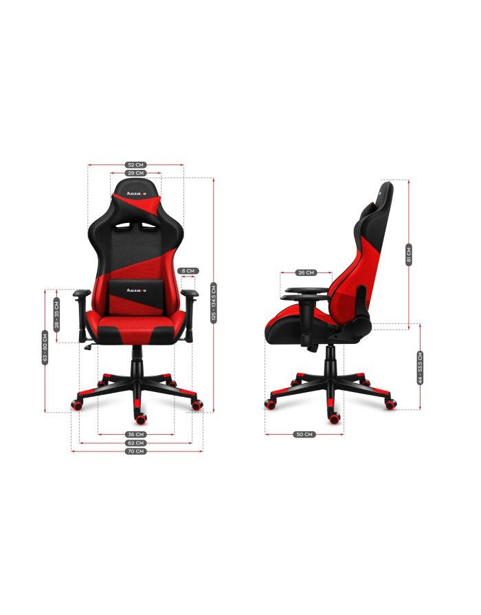 EAN 5903796013009 - Huzaro Force 6.2 Silla para videojuegos de PC Asiento (de seguridad) de butaca Negro, Rojo imagen 16