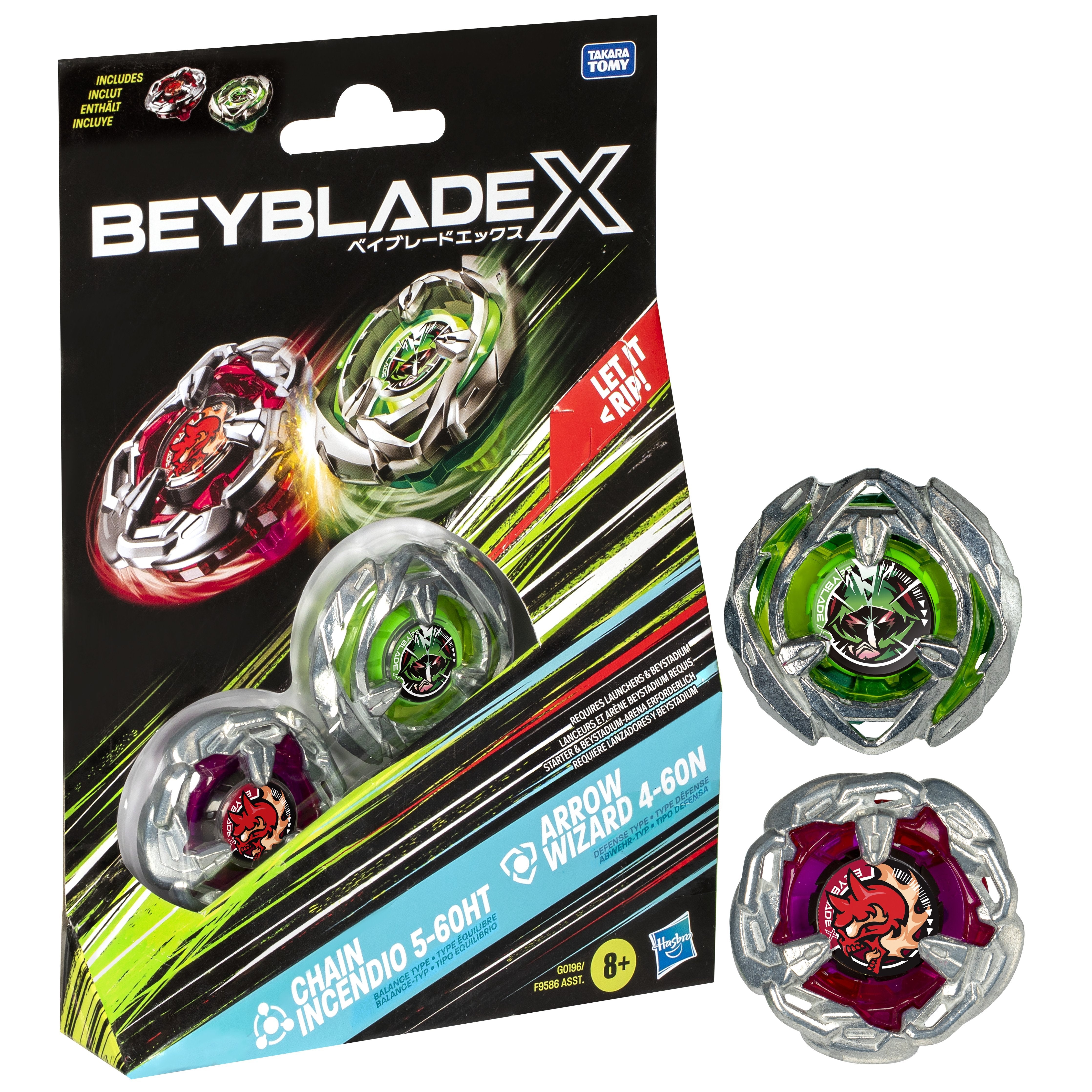 Juego Chain Incendio 5-60ht Arrow Wizard 4-60n Beyblade X