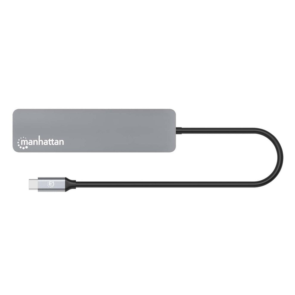 Manhattan Usb-C Pd A Hdmi 7-In-1 4k Dockingmation Gris