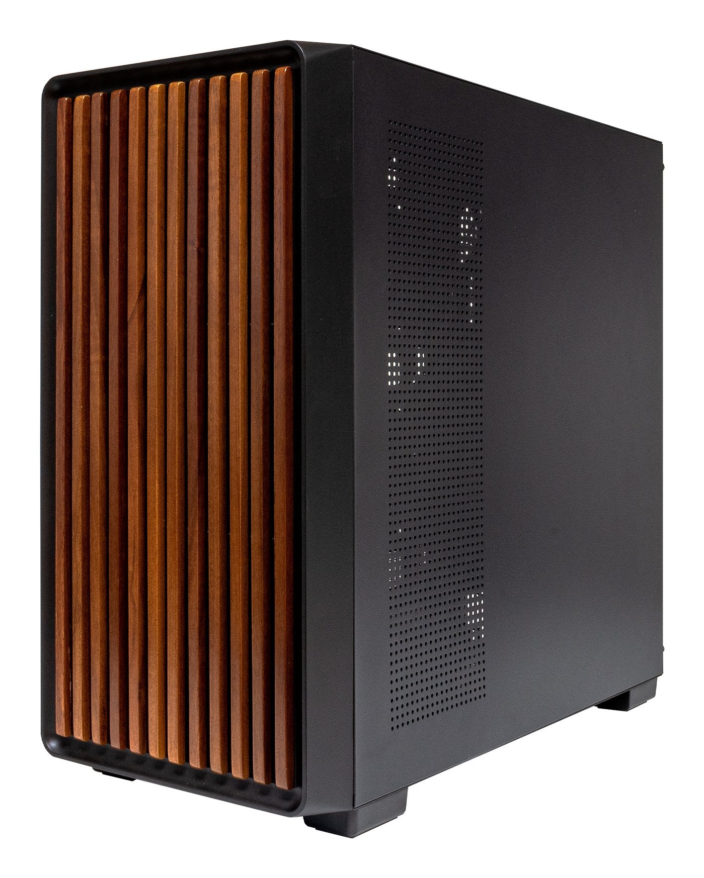 EAN 8436617921100 - UNYKAch UK121804 carcasa de ordenador Midi Tower Negro, Madera imagen 2