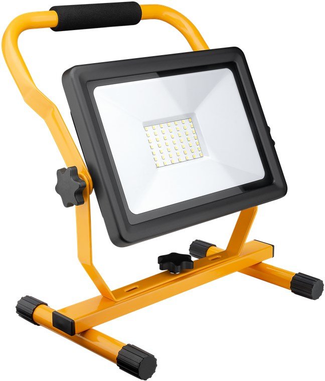Luz De Trabajo Led Con Soporte, 50 W
Con 4250 Lm Y Luz Blanca Fría (6500 K), Apta Para Uso En Interiores Y Exteriores (Ip65)