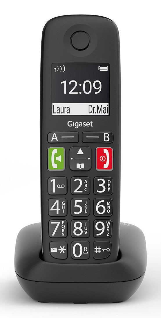 EAN 4250366856186 - Gigaset E290A Teléfono DECT/analógico Identificador de llamadas Negro imagen 2