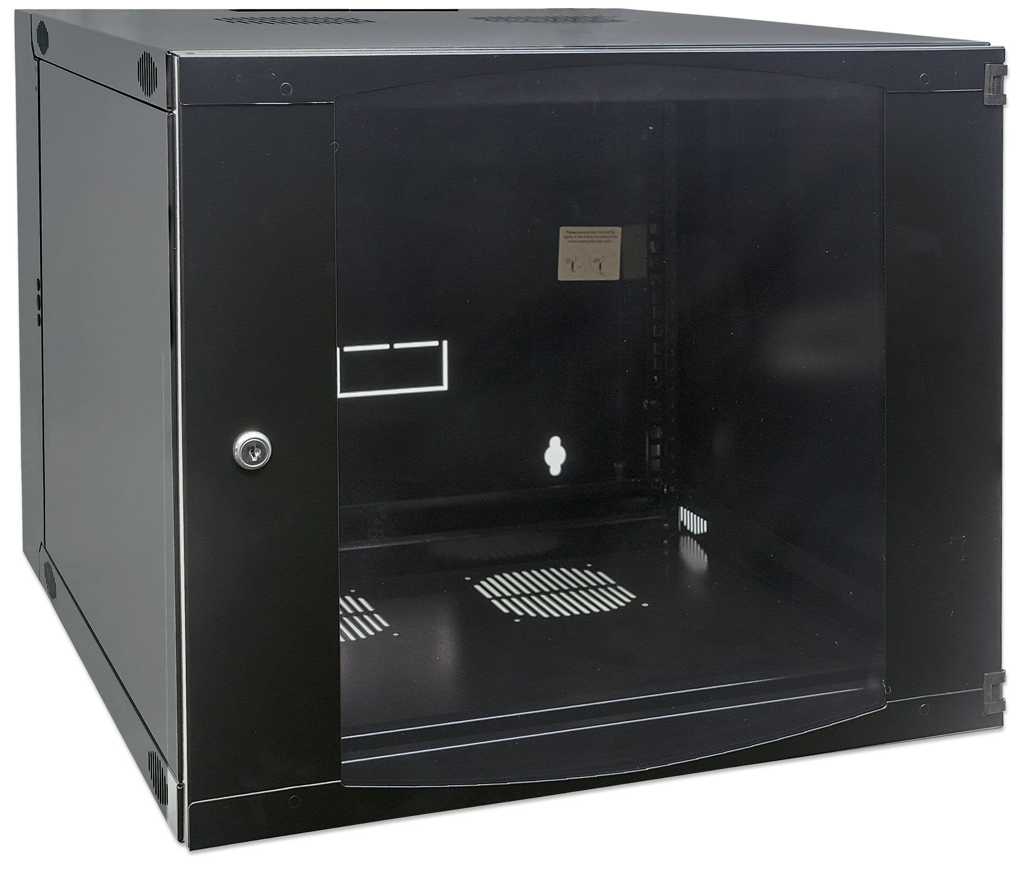 EAN 0766623713863 - Intellinet 713863 armario rack 12U Bastidor de pared Negro imagen 2