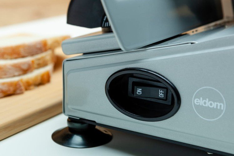 Máquina De Cortar Fiambre Eldom Kr400 Prateado 1000 W 150 W