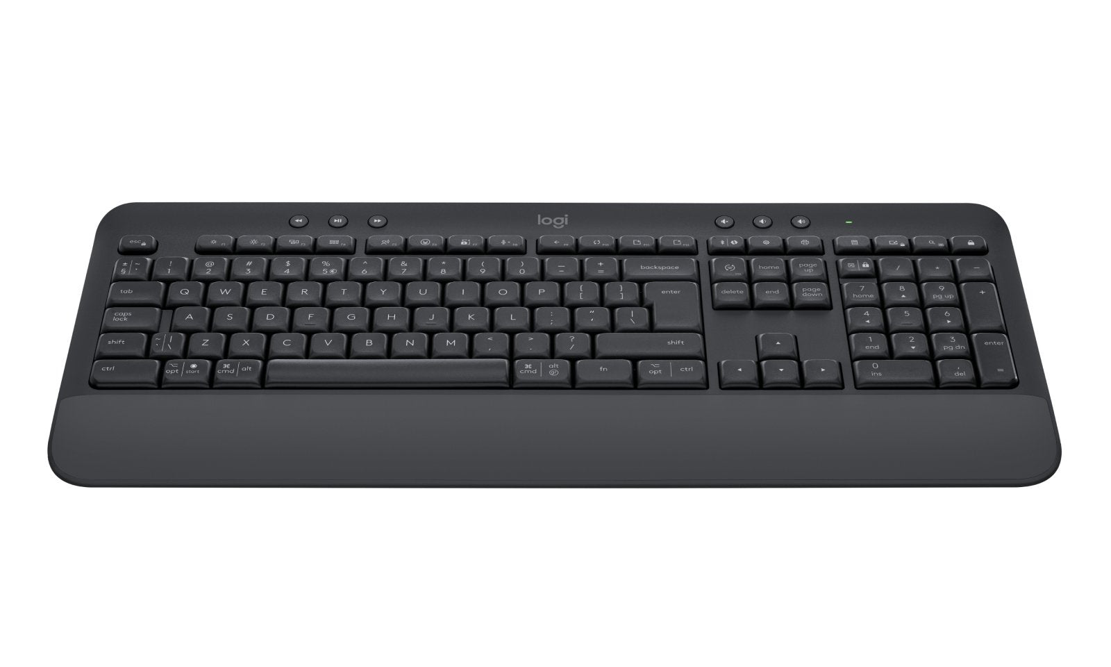 Teclado Ingles Logitech Signature K650 Bluetooth Qwerty Internacional De Ee.Uu. Grafito