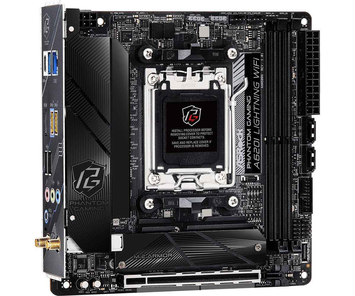 EAN 4710483944246 - Asrock A620I Lightning WiFi AMD A620 Zócalo AM5 mini ITX imagen 4