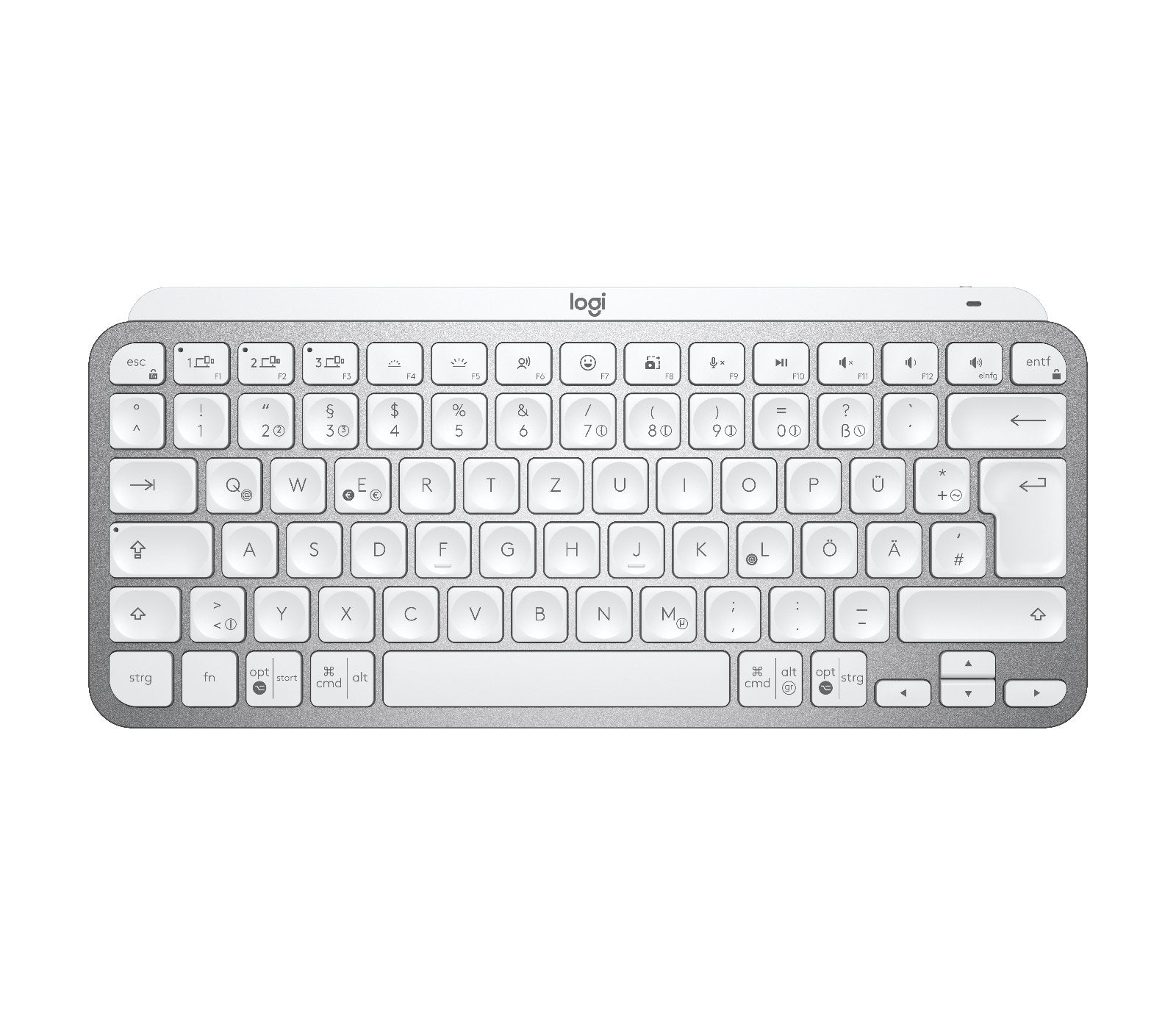 EAN 5099206098848 - Logitech 920-010480 teclado Oficina RF Wireless + Bluetooth QWERTZ Alemán Gris imagen 1