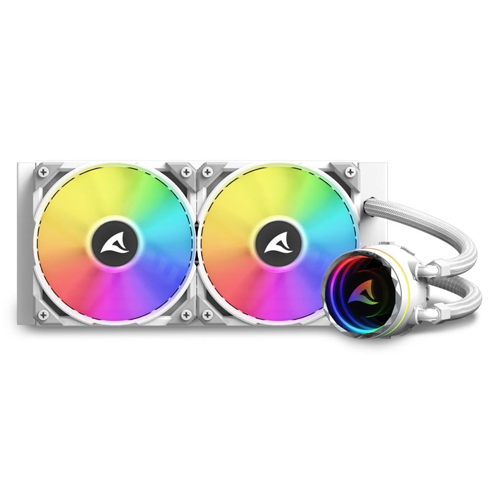 EAN 4044951038602 - Sharkoon S80 RGB Carcasa del ordenador, Procesador Sistema de refrigeración líquida todo en uno 12 cm Bla imagen 9