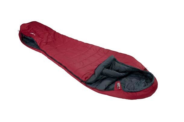 Saco De Dormir High Peak Hyperion -5, Rojo Oscuro/Gris