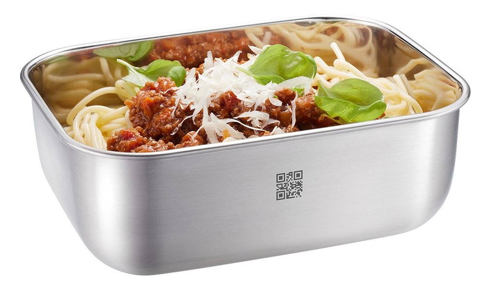 EAN 4006664127752 - GEFU 12775 recipiente de almacenar comida Rectangular Contenedor 1,3 L Negro, Acero inoxidable 1 pieza(s) imagen 2