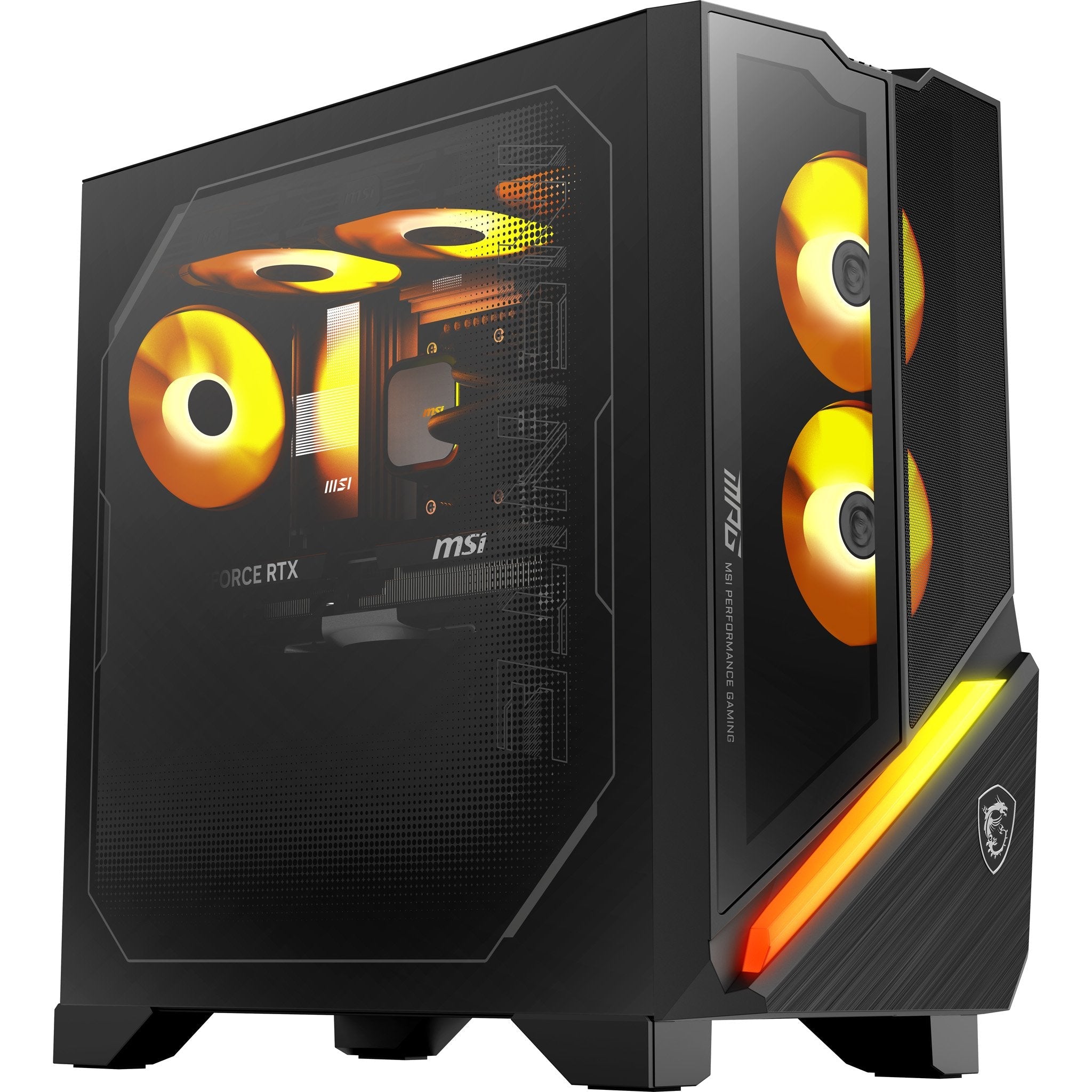 Pc Msi Desktop Amd Ryzent 7 7800x3d 32 Gb Ddr5-Sdram Storage Ssd Ssd 1 Tb Nvidia Geforce Rtx 5070 On Board Graphics Amd Radeon Graphics Wi-Fi Yes Bluetooth Yes Windows 11 Home Mpginfz3x3d7nvrr7-875eu
