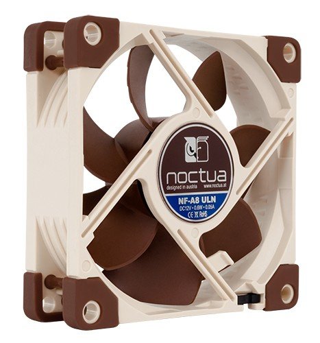 EAN 4716123315490 - Noctua NF-A8 ULN sistema de refrigeración para ordenador Carcasa del ordenador Ventilador 8 cm Beige, Mar imagen 2