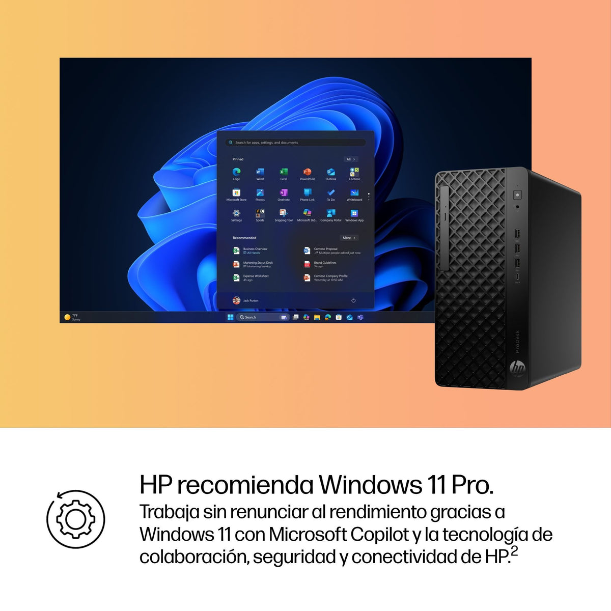 EAN 0199896408479 - HP ProDesk 4 Tower G1i Desktop AI PC Intel Core Ultra 5 235 16 GB DDR5-SDRAM 512 GB SSD Windows 11 Pro To imagen 4