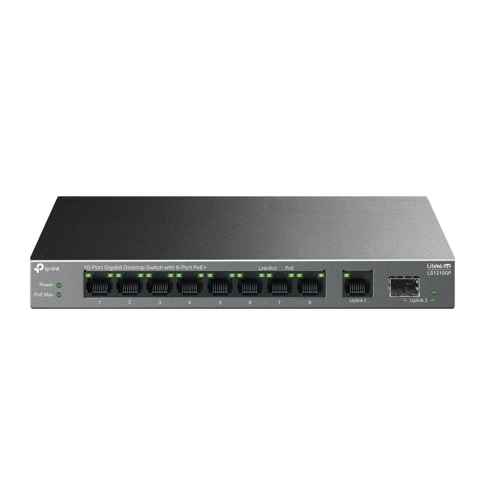 EAN 4895252504569 - TP-Link LiteWave LS1210GP switch No administrado Gigabit Ethernet (10/100/1000) Energía sobre Ethernet (P imagen 1