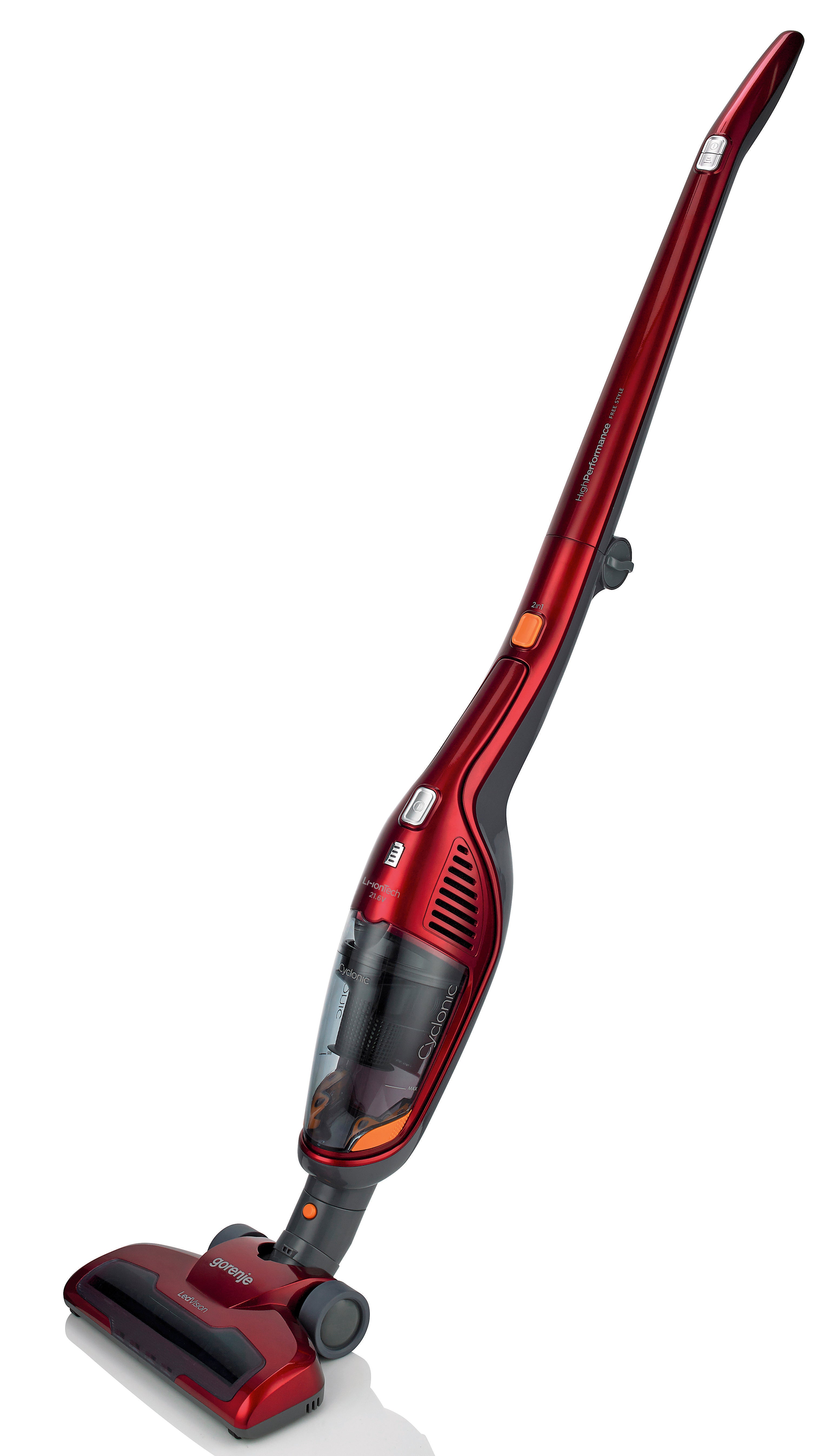 EAN 3838942149672 - Gorenje SVC216FR Aspiradora escoba 2 en 1 Batería Secar HEPA Sin bolsa 0,6 L Rojo imagen 1