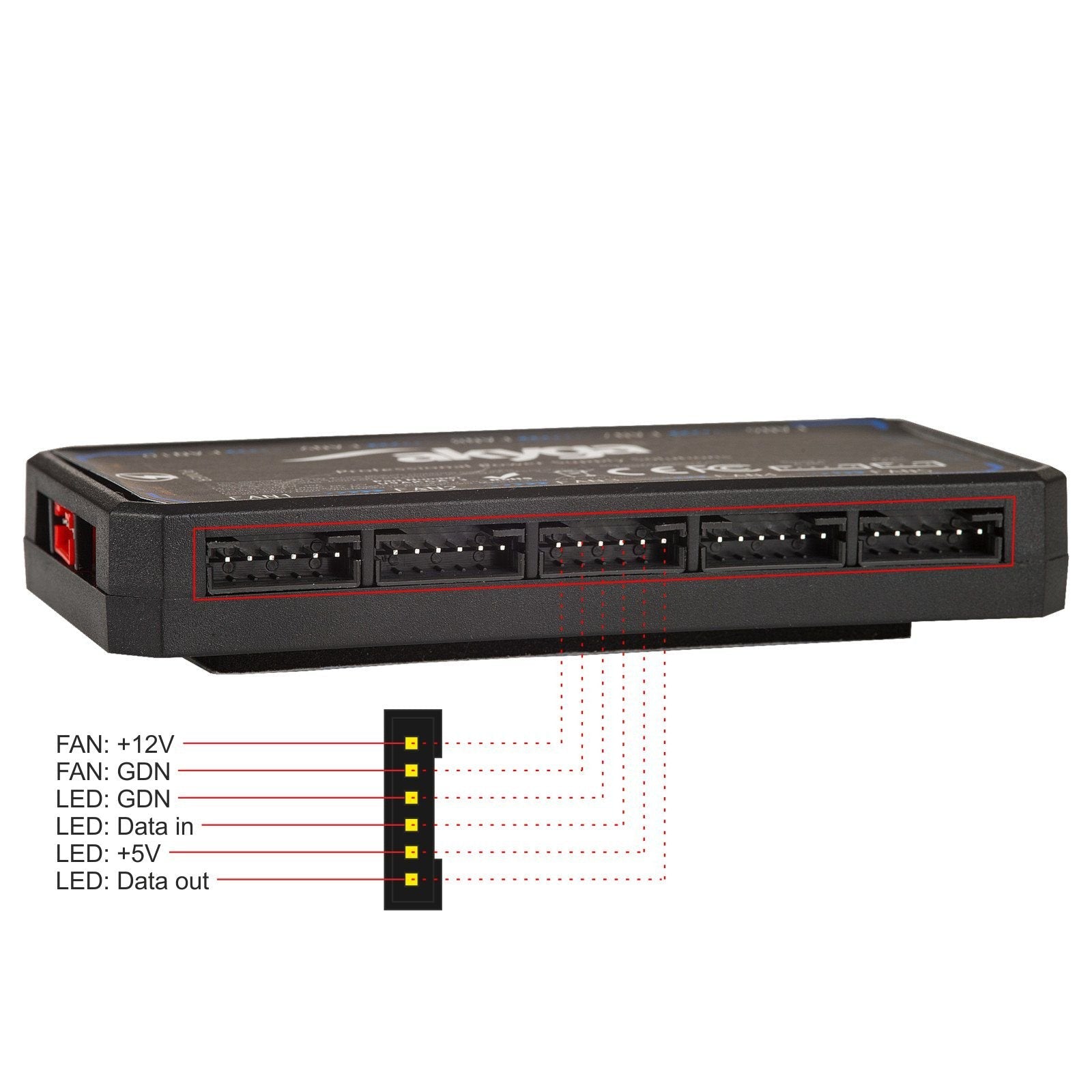 EAN 5901720136084 - Akyga AK-CA-73 parte carcasa de ordenador Universal Controlador RGB imagen 10