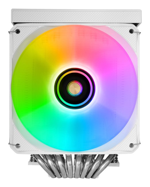 Refrigeración Cpu A-Rgb Mcpu-Lcd Pro Blanco Mars Gaming Lcd / 120 Mm Argb / 6 Heatpipes / Tdp 300w / Intel & Amd