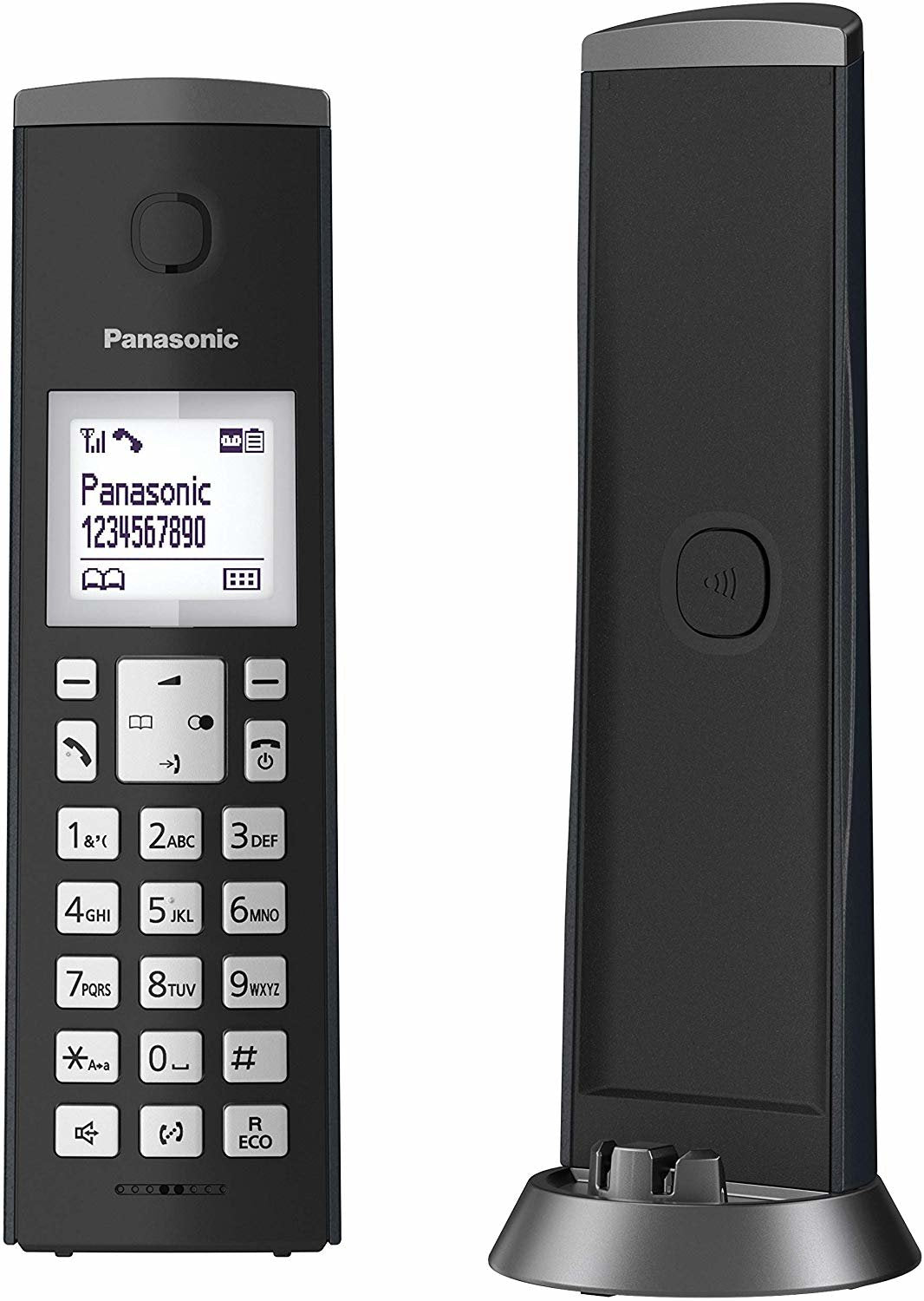 Teléfono Inalámbrico Panasonic Kx-Tgk220gm Negro Mate