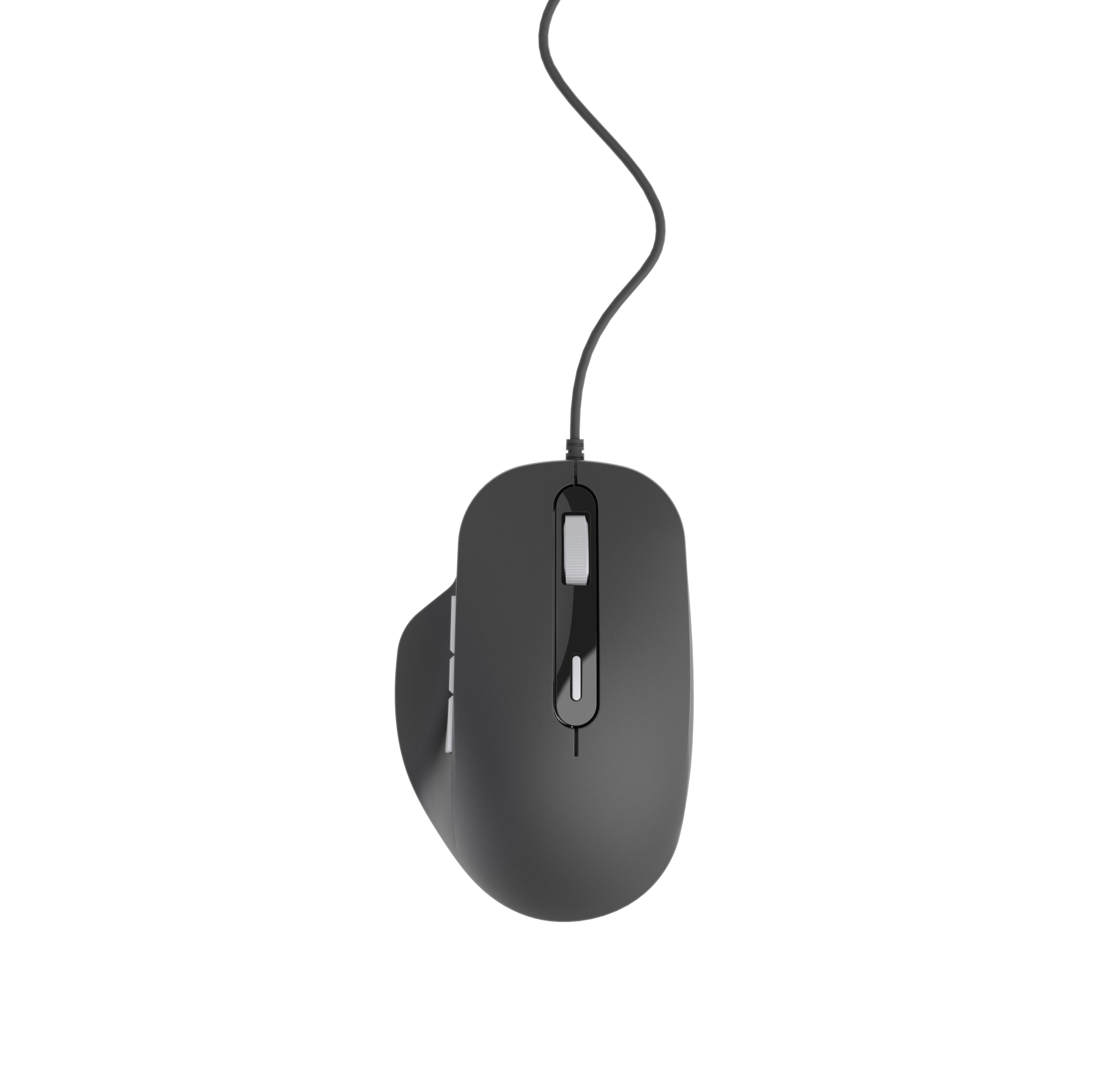 Gembird Ratón Óptico Led, Usb, Negro Usb, 3600 Dpi Mus-6b-02