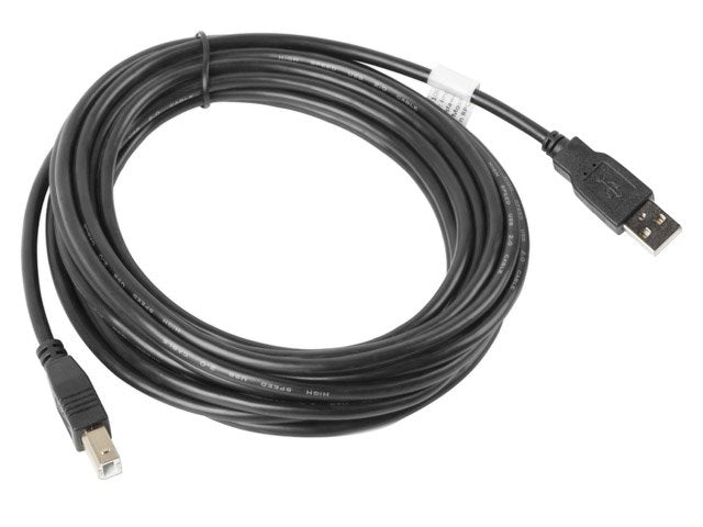 Lanberg Cable Usb-A Macho A Usb-B Macho Ca-Usba-10cc-0050-Bk,Negro,5 Metros
