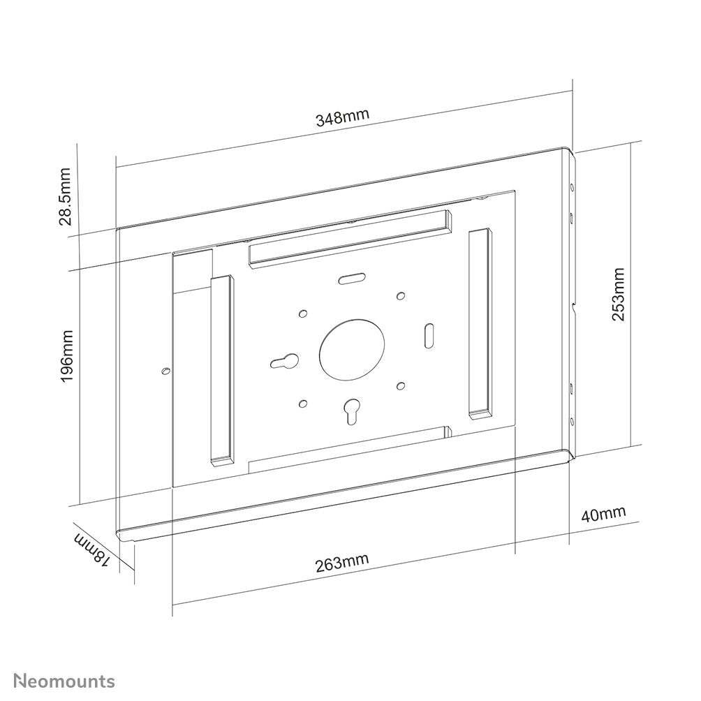 EAN 8717371449308 - Neomounts WL15-660WH1 soporte de seguridad para tabletas Blanco 32,8 cm (12.9") imagen 13