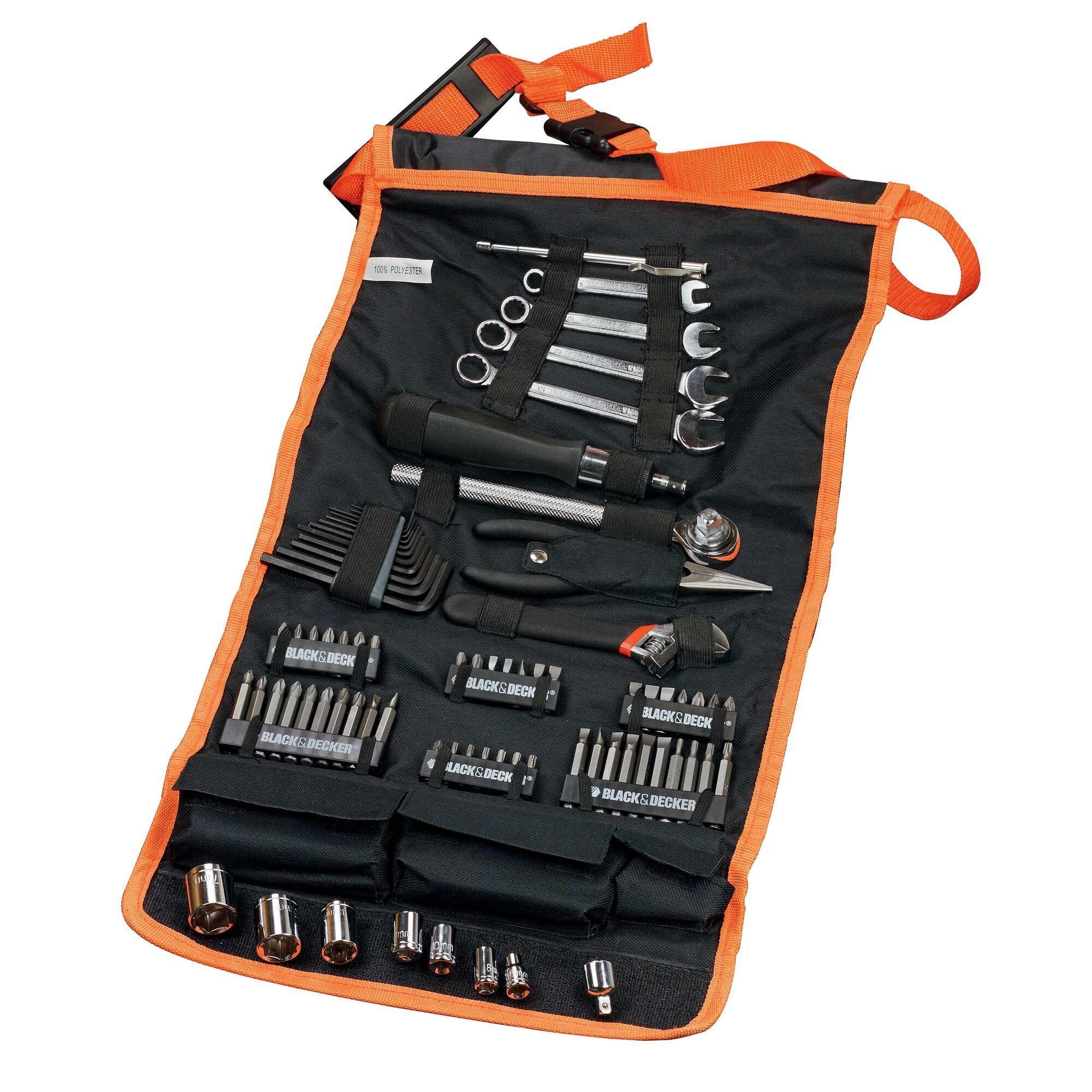 Black & Decker A7063-Qz Juego De Herramientas Mecanicas 76 Piezas