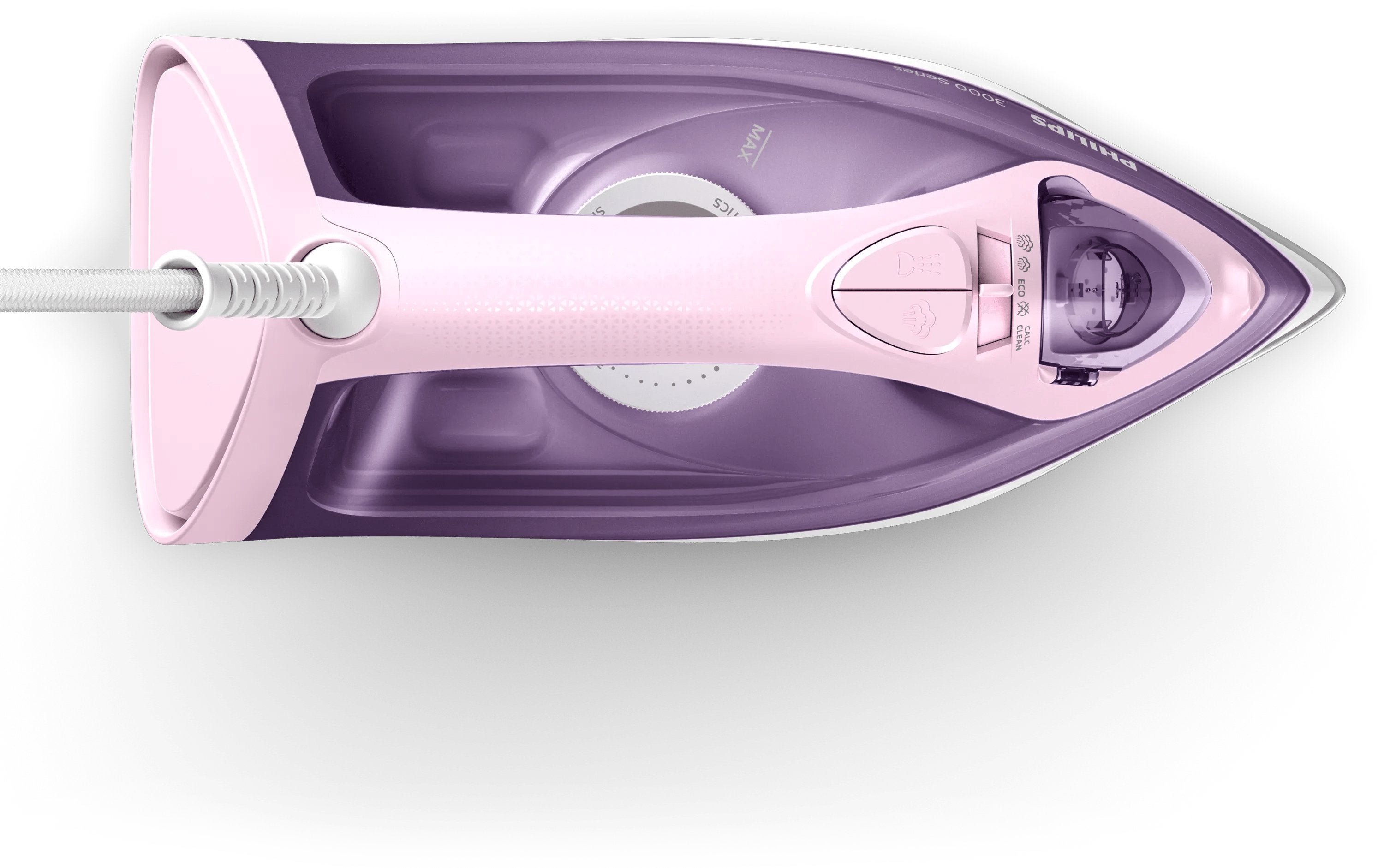 EAN 8720389001628 - Philips 3000 series DST3020/30 plancha Plancha a vapor Suela de cerámica 2200 W Rosa, Púrpura imagen 2