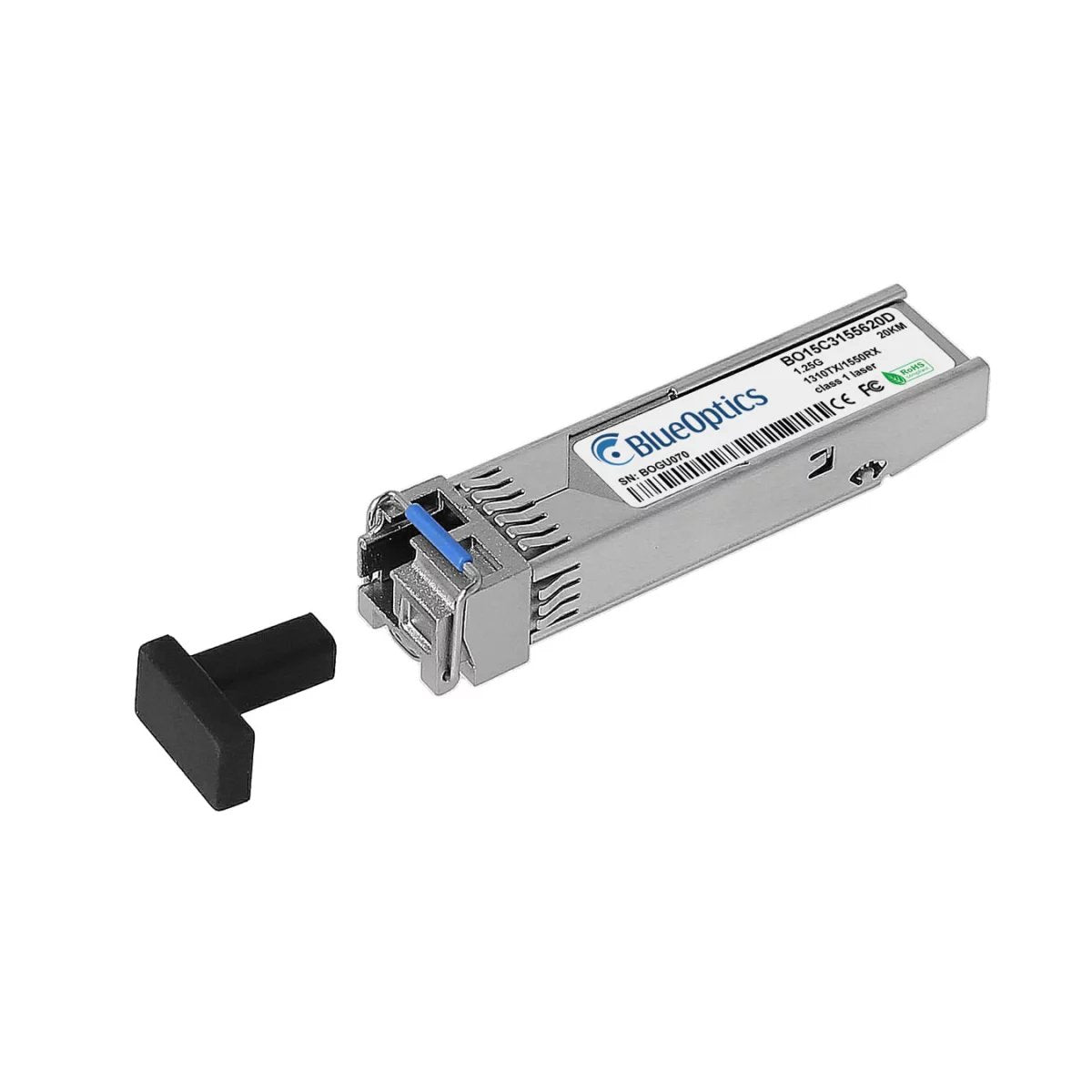 Blueoptics Calix 100-01666 Blueoptics Bo15c3155620d Sfp Transceiver, Lc-Simplex, 1000base-Bx-U, Singlemode Fiber, Tx1310nm/Rx1550nm, 10km