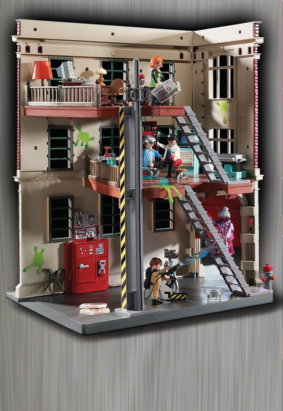 Playmobil Cazafantasmas Cuartel Del Parque De Bomberos Ghostbuster