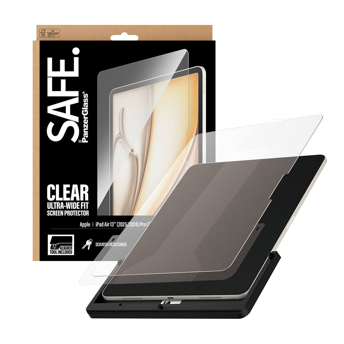 Panzerglass Safe. Screen Protector Ipad Air 13" (2024-2025)/ Pro 13" (2024-2025)