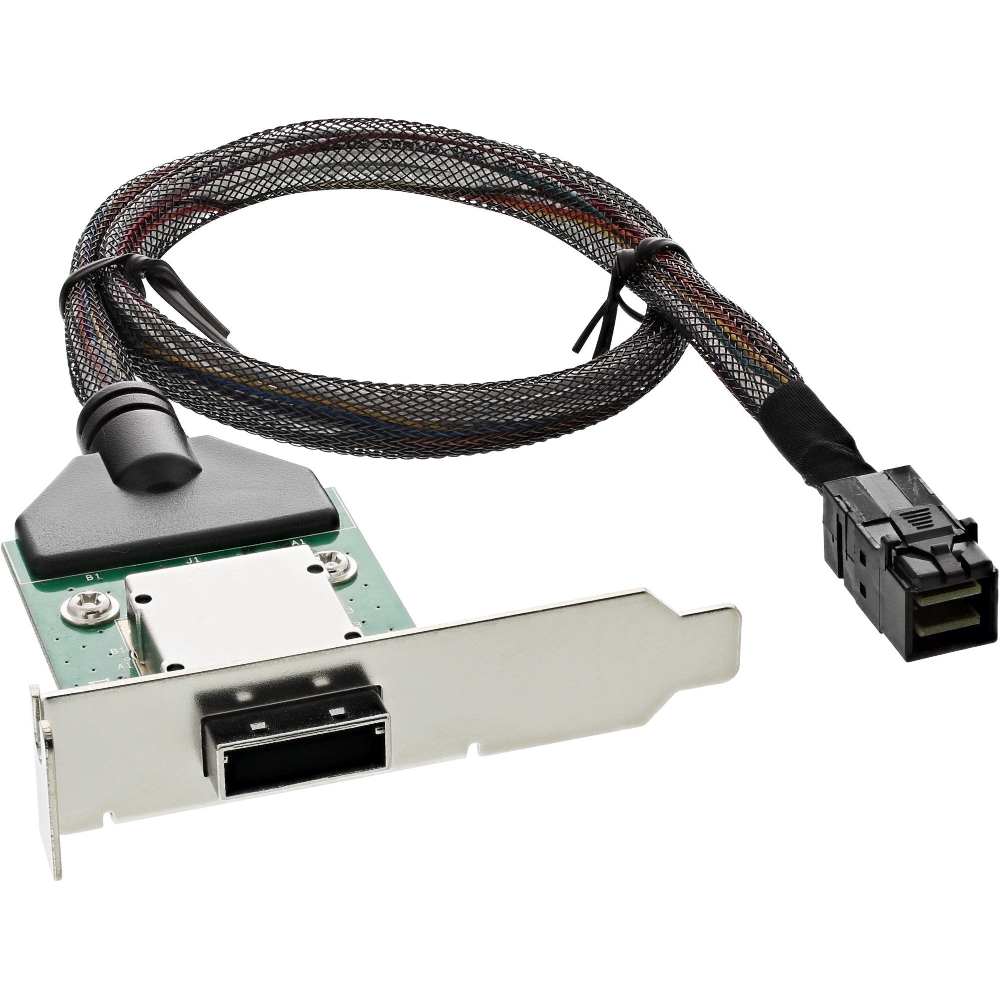 Soporte Adaptador De Perfil Bajo Inline Sas Hd Ext. Sff-8088 A Int. Sff-8643 0,5 M