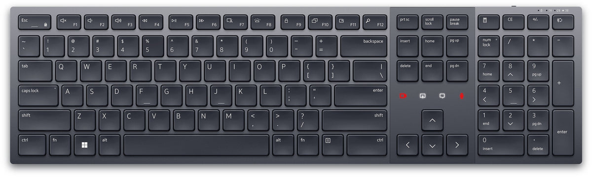 Dell Kb900 Teclado Rf Wireless + Bluetooth Azerty Francés Grafito