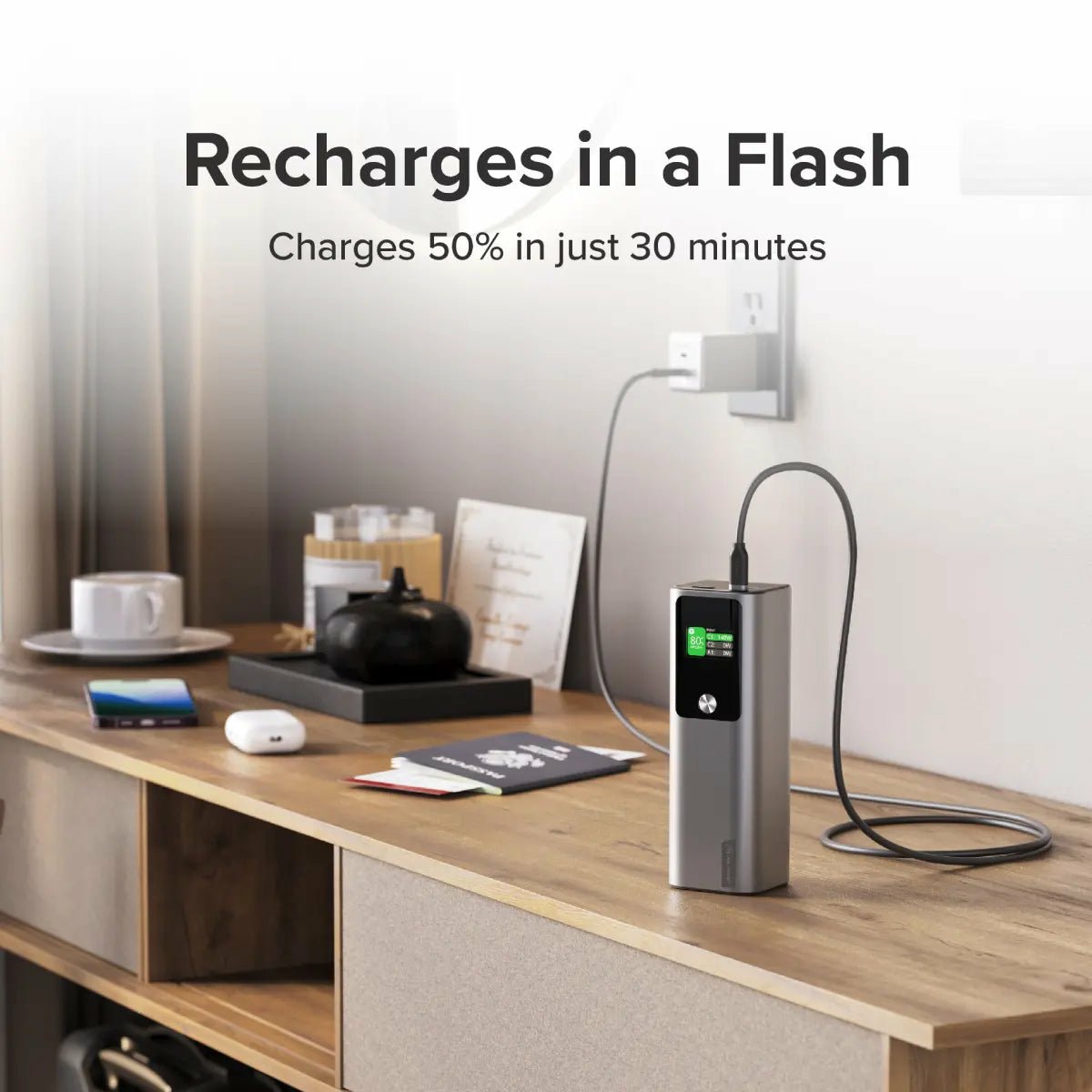 Ark 27.000mah Power Bank - With 140w Usb-C Charging