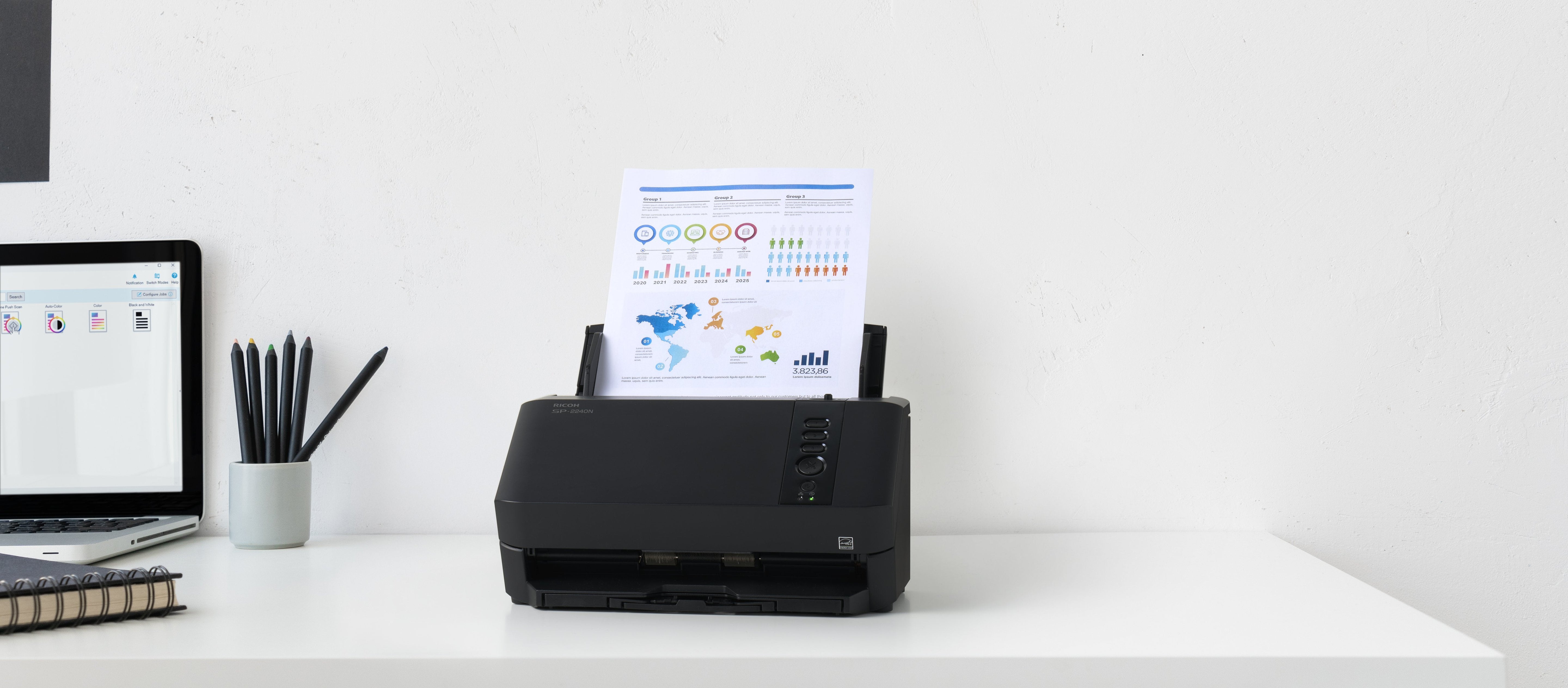 Ricoh - Fujitsu Escaner Sp-2240n