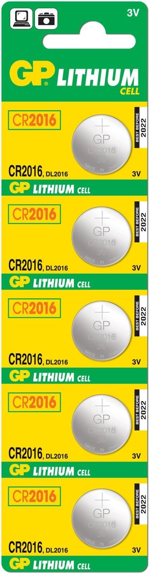 Gp Pila Litio Cr2016 3v Blister De 1 Unidad