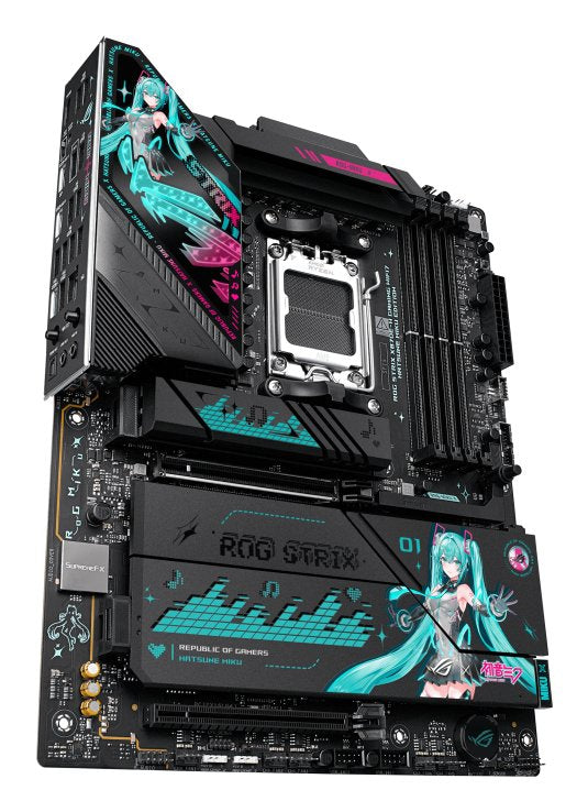 Asus Rog Strix X870e-H Gaming Hatsune Miku Edition (Negro) 90mb1ma0-M0eay0