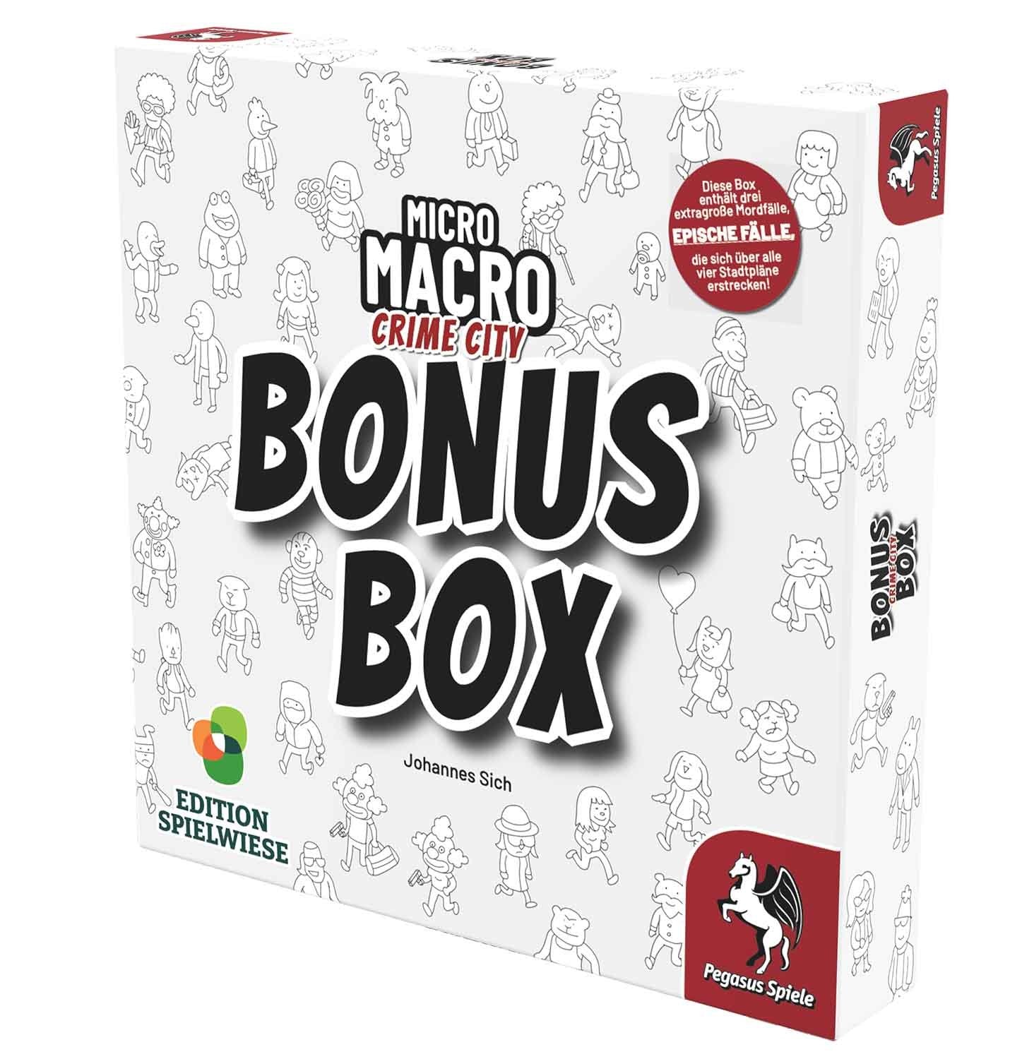 Pegasus Micromacro: Crime City - Bonus Box, Extensión Del Juego De Mesa 59065g