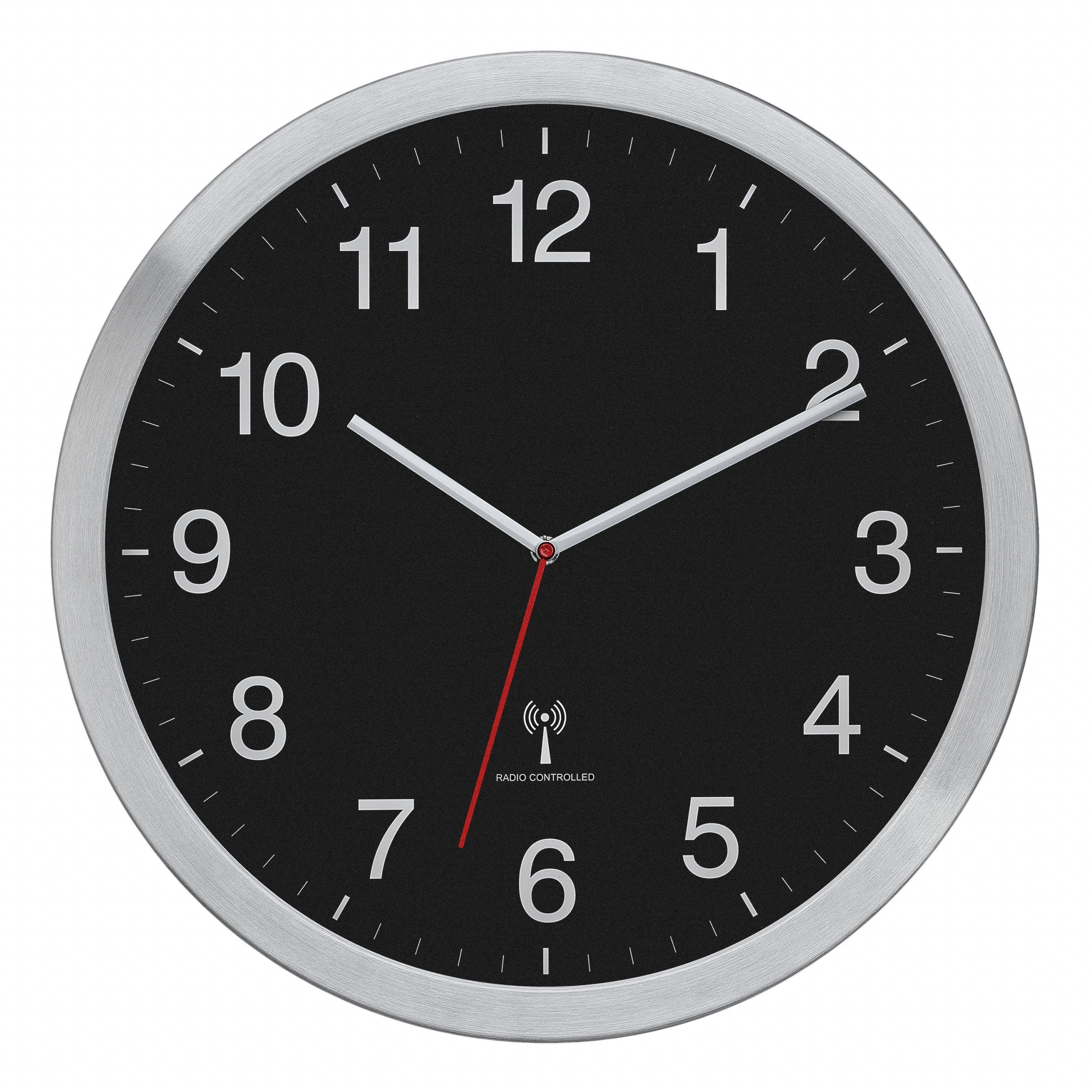 EAN 4009816038081 - TFA-Dostmann 60.3545.01 reloj de mesa o pared Reloj analógico Alrededor Aluminio, Negro imagen 1