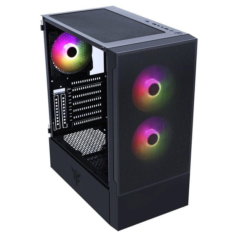 Caja Pc Itek Siisbe 3.0 Midi Tower Negro