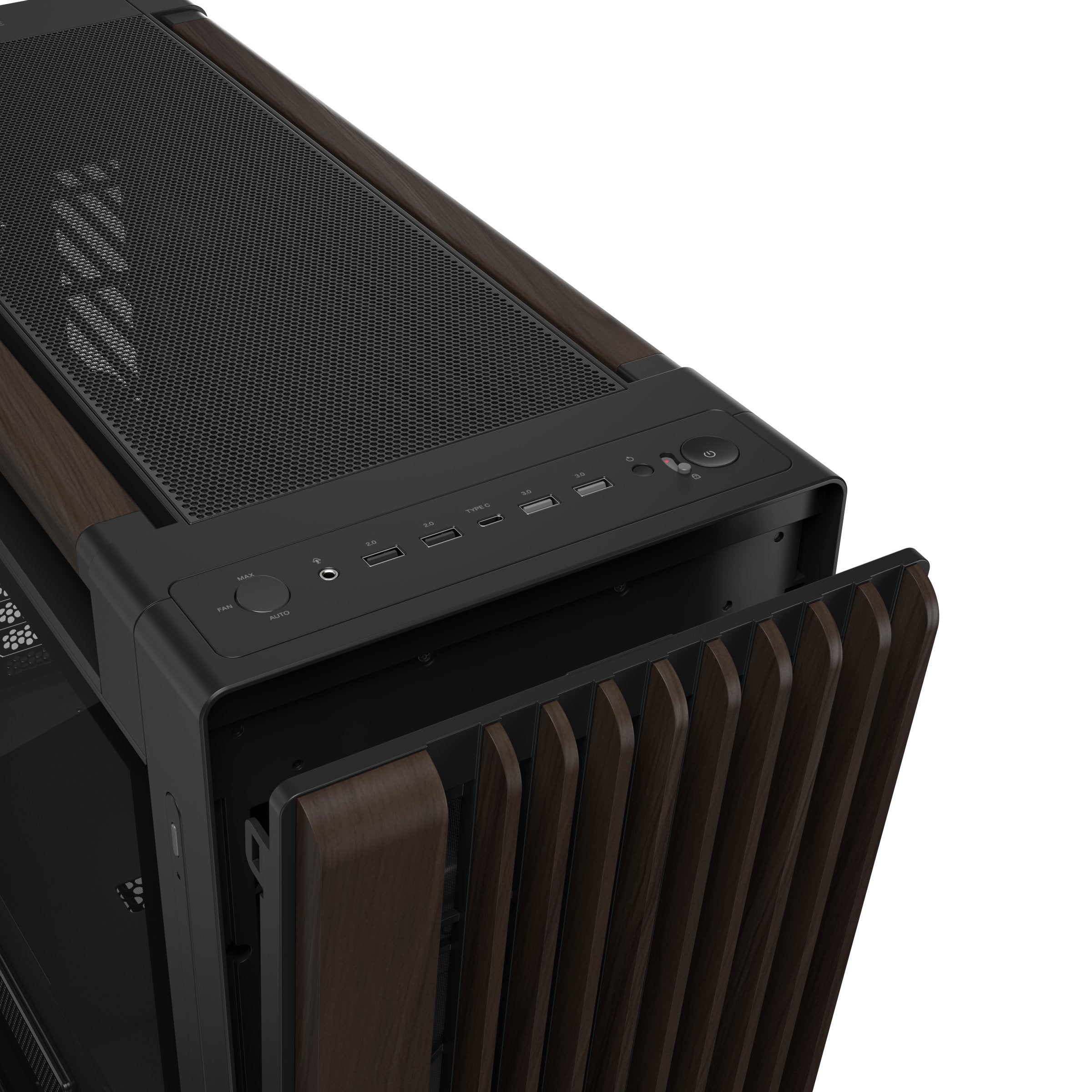 Caja Pc Asus Geh Proart Pa602 Walnut Wood Tg Pwm Modern Negro