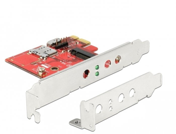EAN 4043619917488 - DeLOCK 91748 lector de tarjeta PCI Express Interno Metálico, Rojo imagen 1
