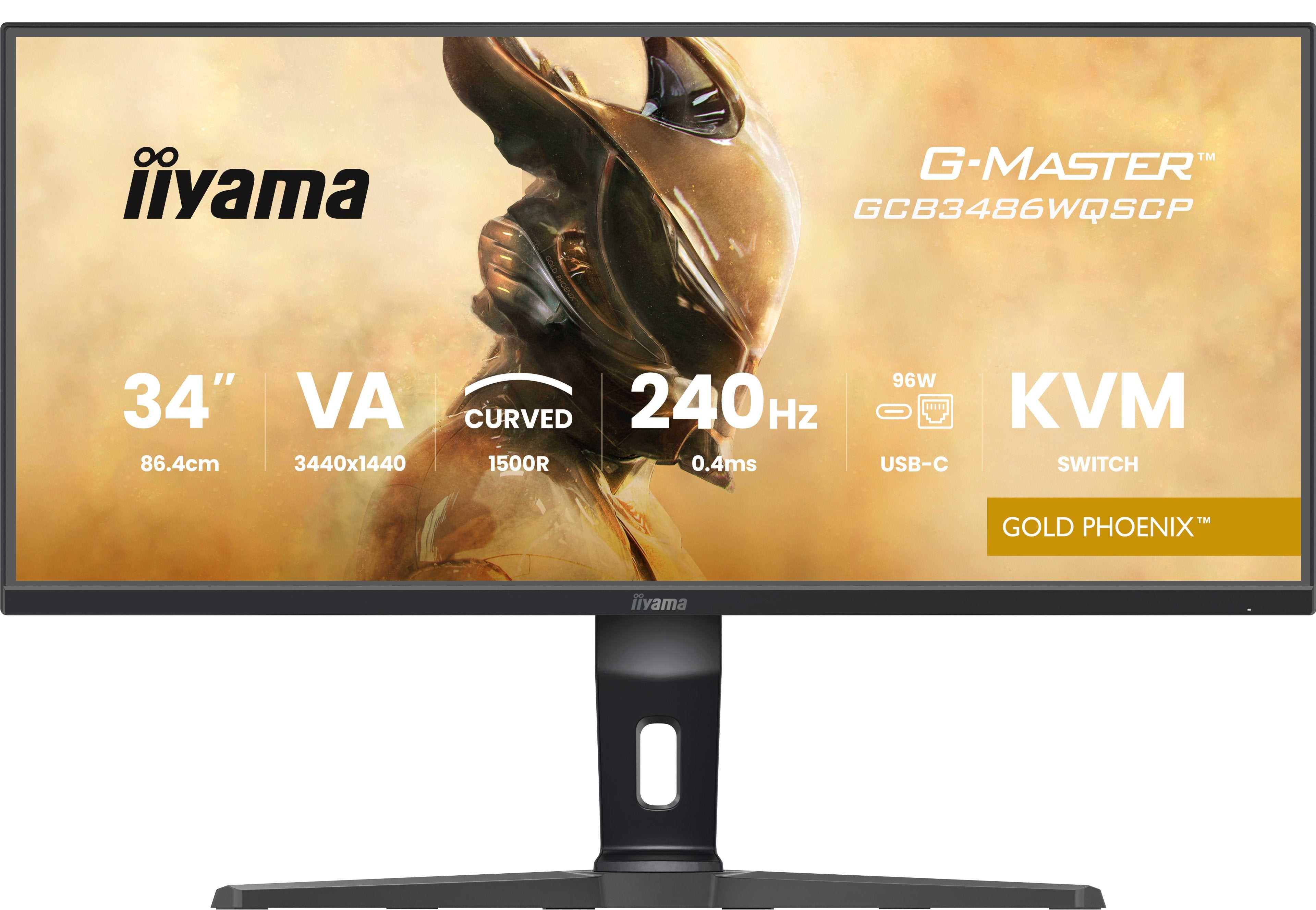 EAN 4948570125173 - iiyama G-MASTER GCB3486WQSCP-B1 pantalla para PC 86,4 cm (34") 3440 x 1440 Pixeles UltraWide Quad HD Negr imagen 3