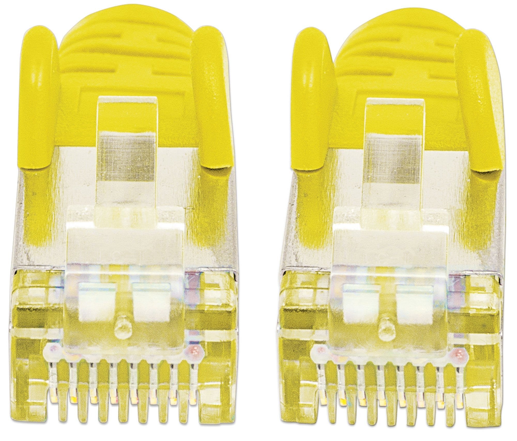 EAN 0766623350495 - Intellinet 350495 cable de red Amarillo 2 m Cat6a S/FTP (S-STP) imagen 3