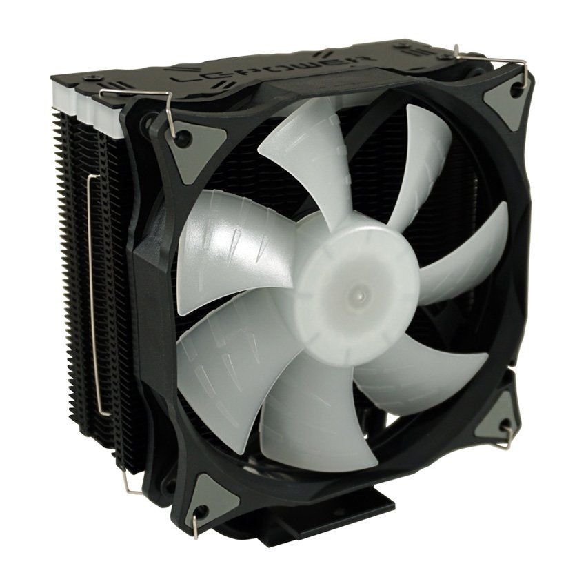 EAN 4260070127045 - LC-Power LC-CC-120-ARGB-PRO sistema de refrigeración para ordenador Procesador Enfriador 12 cm Negro imagen 1