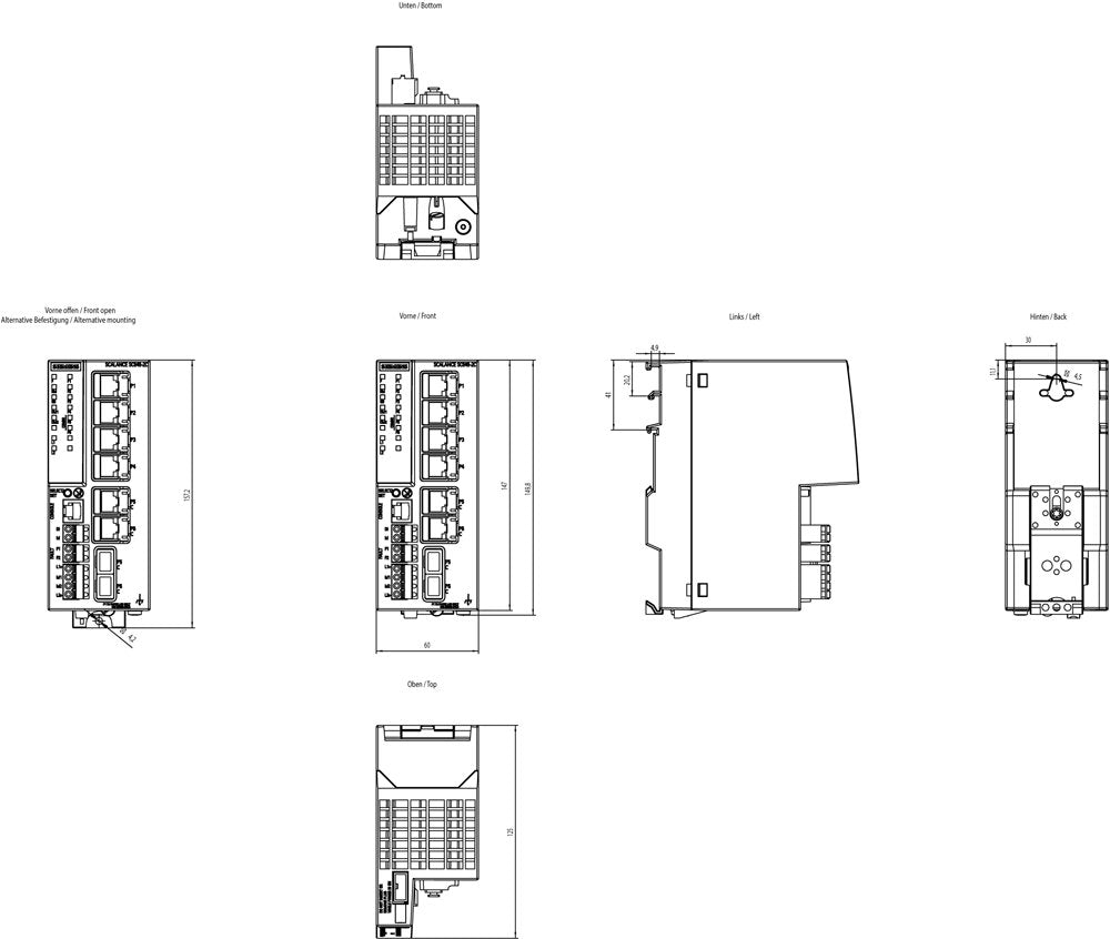 Siemens 6gk5646-2gs00-2ac2 Security-Element - Switch - 1 Gbps